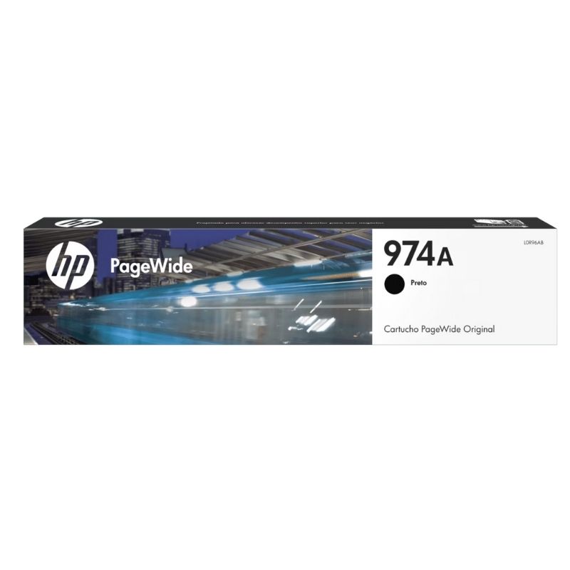 CARTUCHO HP MOD 974A, SERIES PAGEWIDE PRO 400/500, 3,000 PAGINAS, COLOR NEGRO L0R96AL