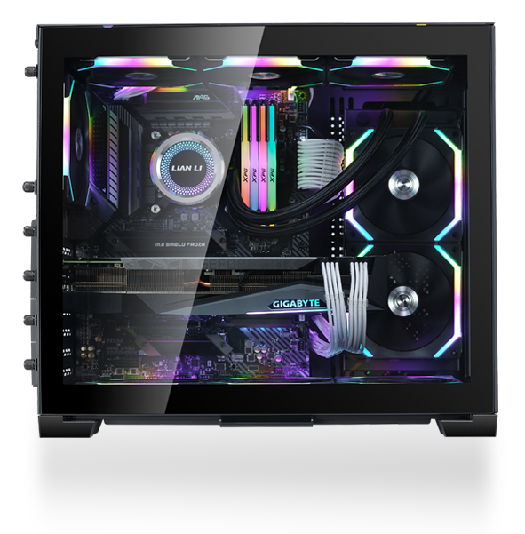 GABINETE LIAN LI 011 DYNAMIC MINI-TOWER CON VENTANA, MINI-TOWER, ATX/MICRO ATX/MINI-ITX, USB 3.1, SIN FUENTE/VENTILADORES INSTALADOS, NEGRO O11D MINI-X