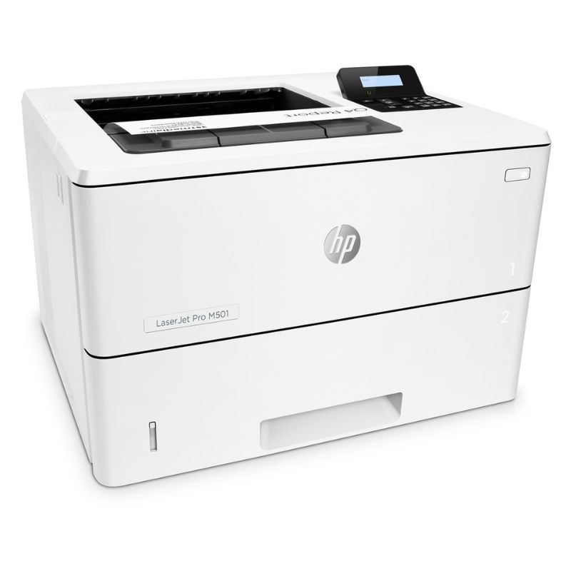 IMPRESORA HP LASERJET PRO M501DN IMPRESORA MONOCROMATICA, VELOCIDAD DE IMPREECION DE 45 PPM, CONEXION ETHERNET, DUPLEX, 6,000 PAG X MES, 5 A 15 USUARIOS, J8H61A