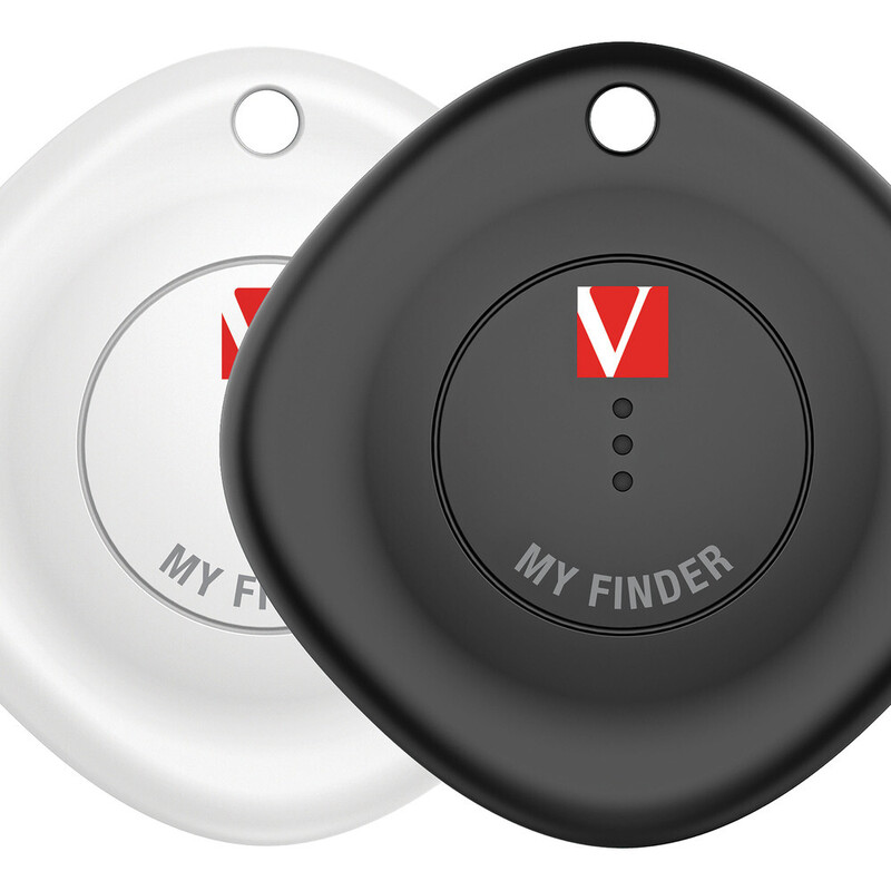 LOCALIZADOR VERBATIM BLUETOOTH MYFINDER VERBATIM BLANCO Y NEGRO, 32131