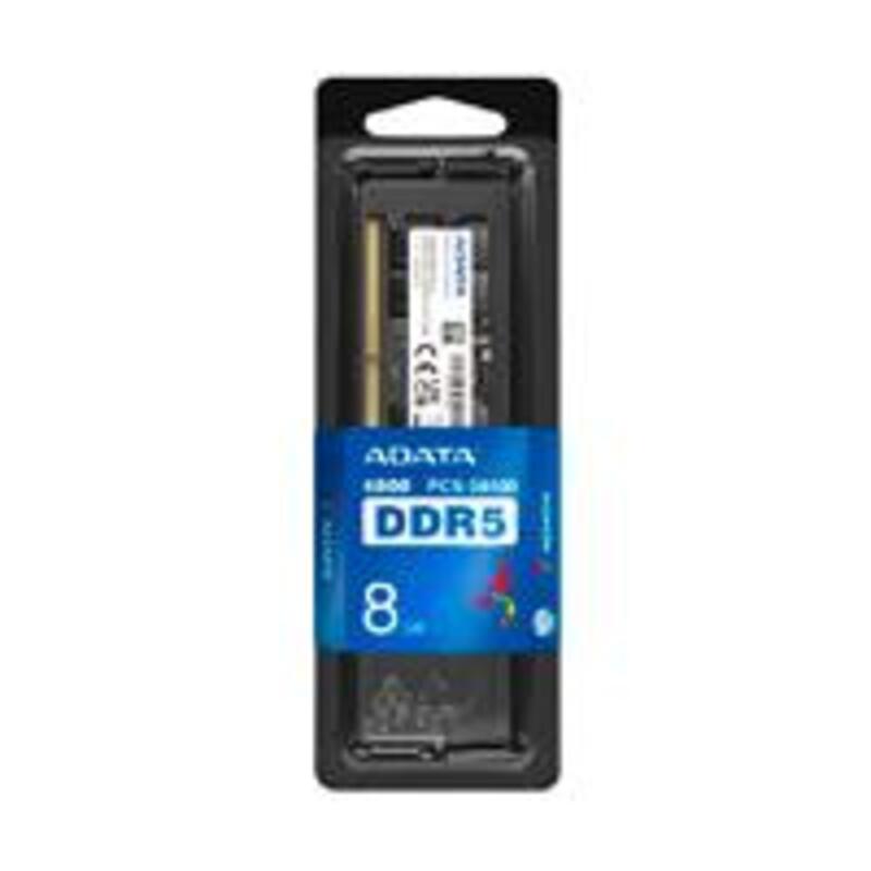 MEMORIA RAM ADATA SODIMM DDR5 8GB PC5-38400 4800MHZ CL40 260PIN 1.1V LAPTOP, AIO, MINI PCS (AD5S48008G-S)