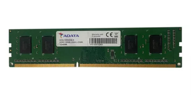 MEMORIA RAM ADATA MOD PC10600, 2 GB, DDR3, 1333 MHZ, PC/SERVER, PARA PC   AD3U133322G9-S