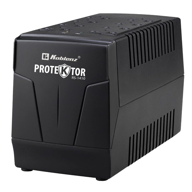 REGULADOR KOBLENZ MOD. RS-1410, 00-1599-00-0, NEGRO, 1410 VA, 700 W