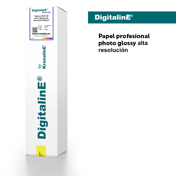 ROLLO DE PAPEL KRONALINE MOD PROX G2 PHOTO GLOSSY PARA INK-JET MULTICOMPATIBLE N2" 200 GR 0.914X30 M PROXG2