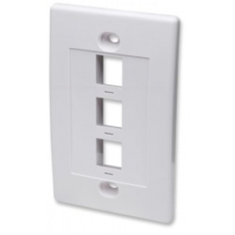 TAPA INTELLINET MOD FACEPLATE, 163309, 3 PERFORACION  163309