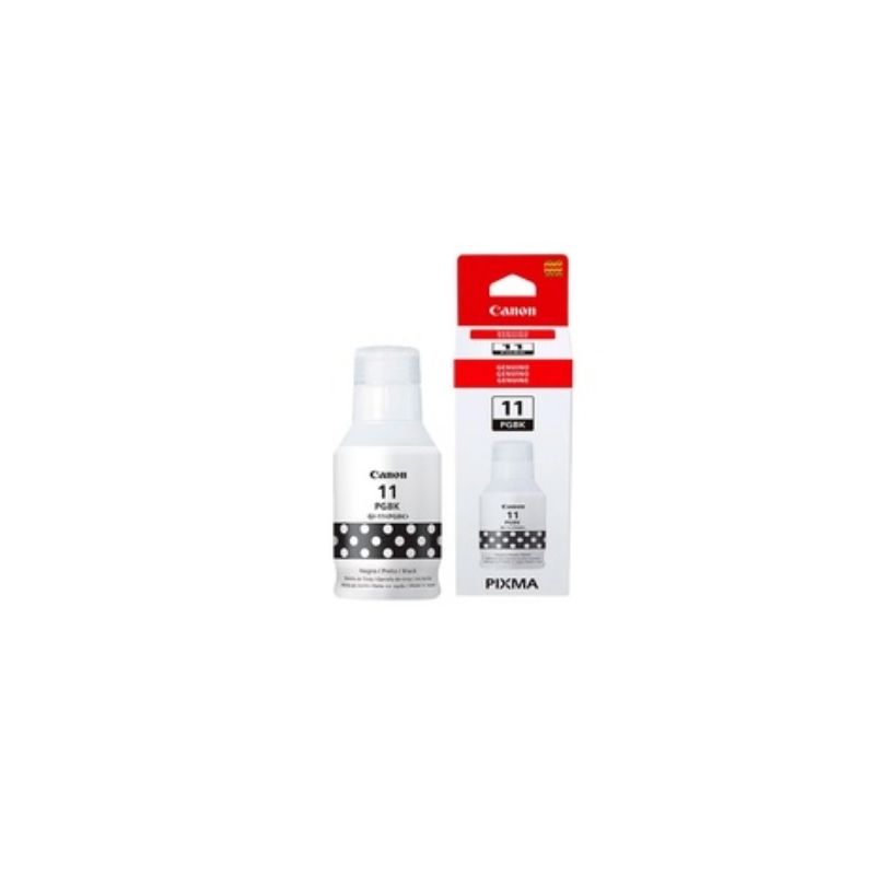 TINTA CANON MOD GI-11 BK, SERIES PIXMA G2160/G3160, HASTA 6,000 PAGINAS, COLOR NEGRO 4525C001AA