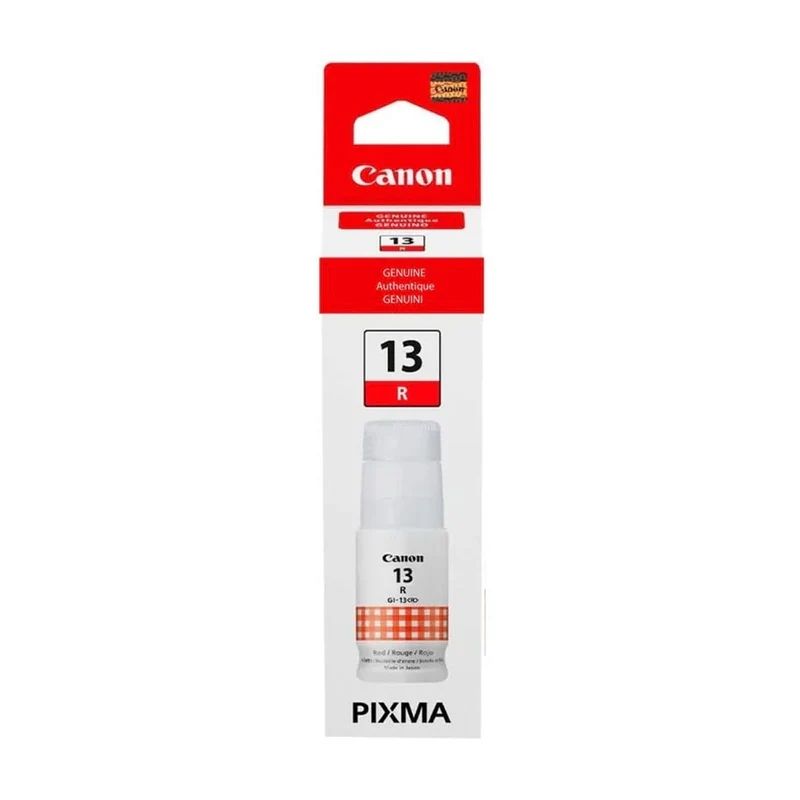 TINTA CANON GI-13 R MOD, PIXMA G510/G610 COLOR ROJO 4713C001AA