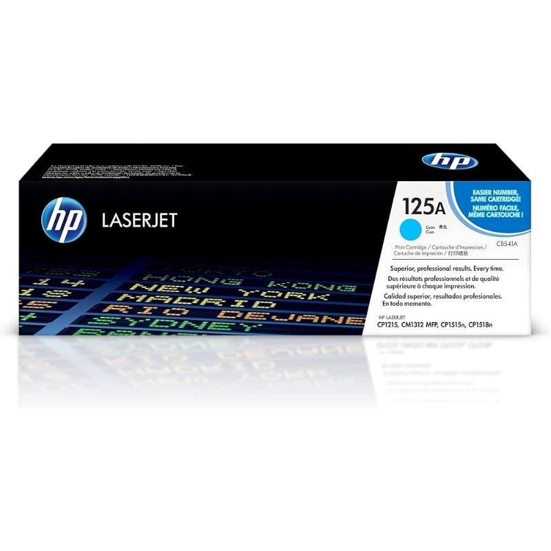 TONER HP MOD 125A, LASERJET CP1215/ CP1215/ CP1515N/ CM1312NFI CYAN   CB541A