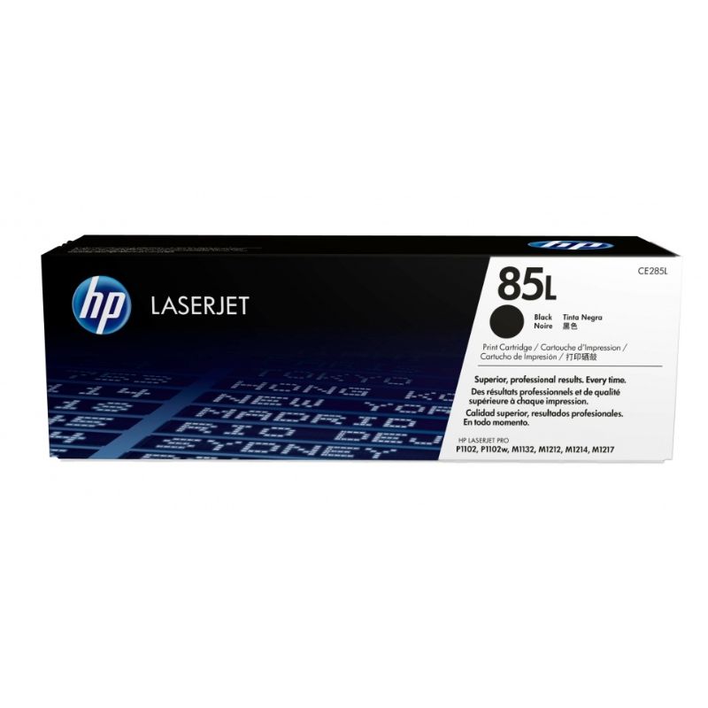 TONER HP MOD 85L SERIES P/1102 1109 RENDIMIENTO 700 PAG, COLOR NEGRO   CE285L