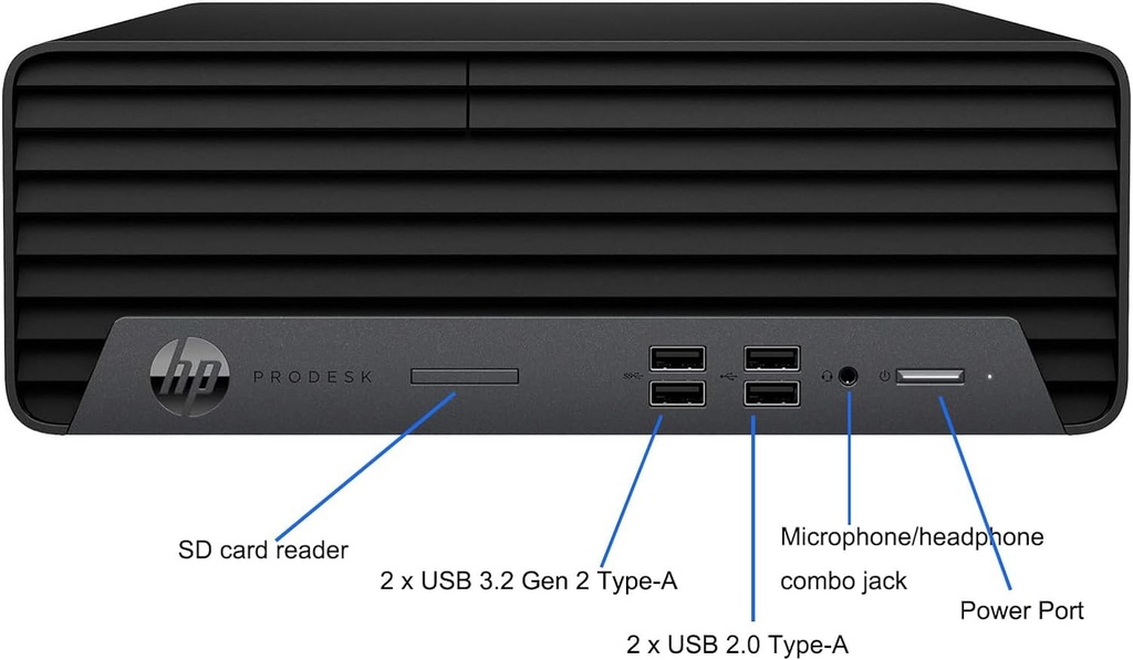 COMPUTADORA DE ESCRITORIO HP PRODESK 400 G7, PROCESADOR INTEL CORE I3-10100 3.60GHZ, MEMORIA RAM 8GB, HDD 1TB, WINDOWS 10 PRO 64-BIT. R-52Y23LT