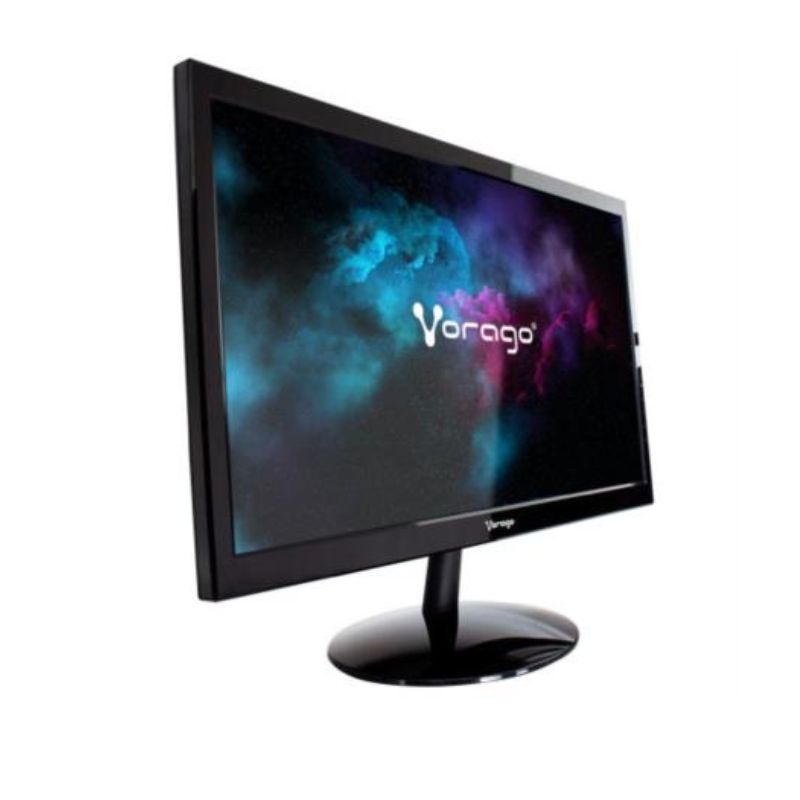 MONITOR VORAGO LED MODELO LED-W19-204 PANTALLA DE  19.5 PULGADAS, RESOLUCION 1366X768, HDMI-VGA, COLOR NEGRO R-LED-W19-204