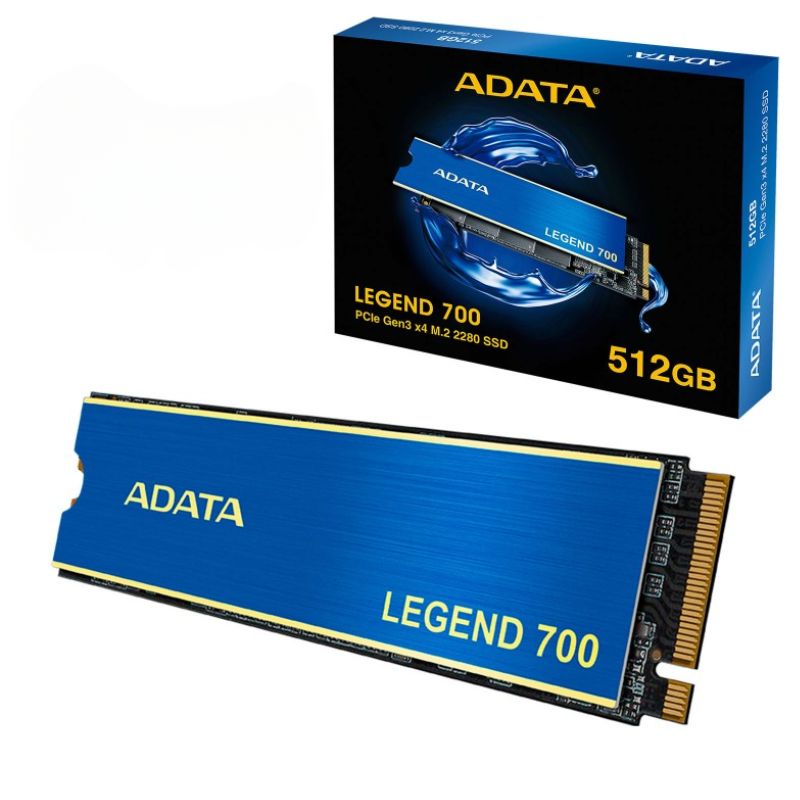 UNIDAD DE ESTADO SOLIDO ADATA LEGEND 700 512G M 2 2280 PCIE GEN3X4 LDPC ECC   ALEG-700-512GCS