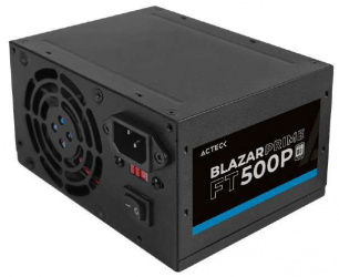 FUENTE DE PODER ACTECK AC-938143 ATX DE 500W COLOR NEGRO, AC-938143