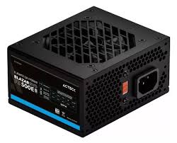 FUENTE DE PODER ACTECK BLAZAR EVO ACTECK FS500E ADVANCED SERIES 500W SLIM PARA GABINETES COMPACTOS KENDAL, BERN, ATOM, BROOK FS500E