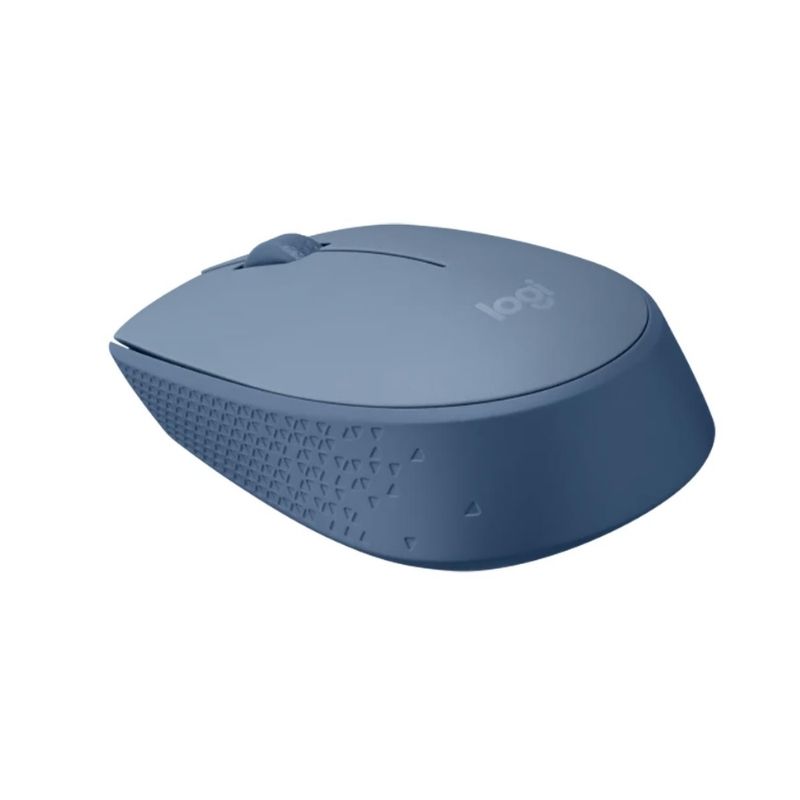 MOUSE LOGITECH M170 BLUE GREY OPTICO INALAMBRICO MINI RECEPTOR USB PC MAC CHROME 910-006863