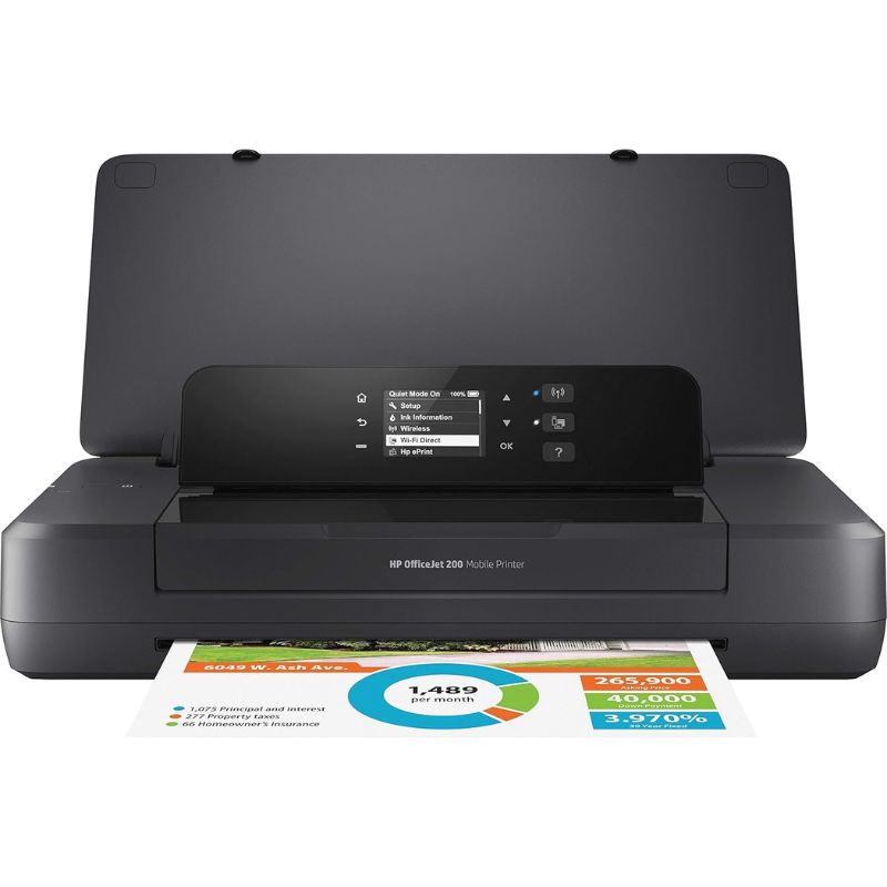 IMPRESORA HP MOD OFFICEJET 200 PORTATIL, IMPRESION NEGRO/COLOR, 4800 X 1200 DPI, HASTA 20 PPM, HASTA 500 PAGXMES, WIFI/USB CZ993A