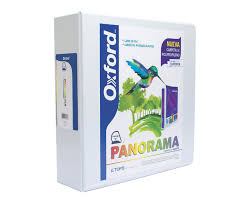 CARPETA OXFORD MOD PP10304 PANORAMA 3 PULGADAS DE VINIL BLANCA ECOLOGICA ARILLO EN D PP10304 