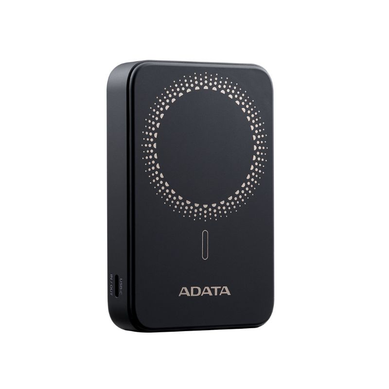 BATERIA DE RESPALDO POWERBANK INALAMBRICO MAGNETICO ADATA R100, 10,000MAH, CARGA RÁPIDA QC/PD DE 20 W MAGNETICO   PR100-12BK