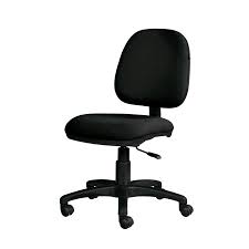 SILLA SECRETARIAL DE RESPALDO MEDIO CON MECANISMO DE 2 PALANCAS  RECLINABLE, BASE GIRATORIA DE 24” DE POLIPROPILENO , ACOJINADA EN HULE ESPUMA DE ALTA DENSIDAD TAPIZADA EN TELA TIPO PLIANA COLOR NEGRO, PISTÓN DE AJUSTE DE ALTURA DEL ASIENTO, SILLA-OPERATIVA