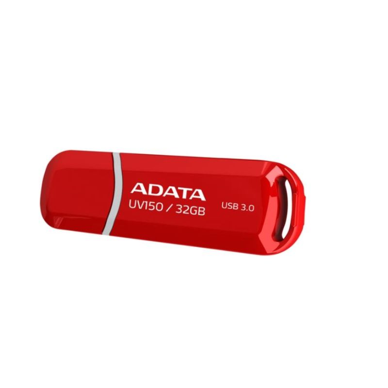MEMORIA FLASH ADATA UV150, COLOR NARANJA, 32 GB, USB 3.2 (RETROCOMPATIBLE CON 3.0 Y 2.0), 100 MB/S     AUV150-32G-RBK