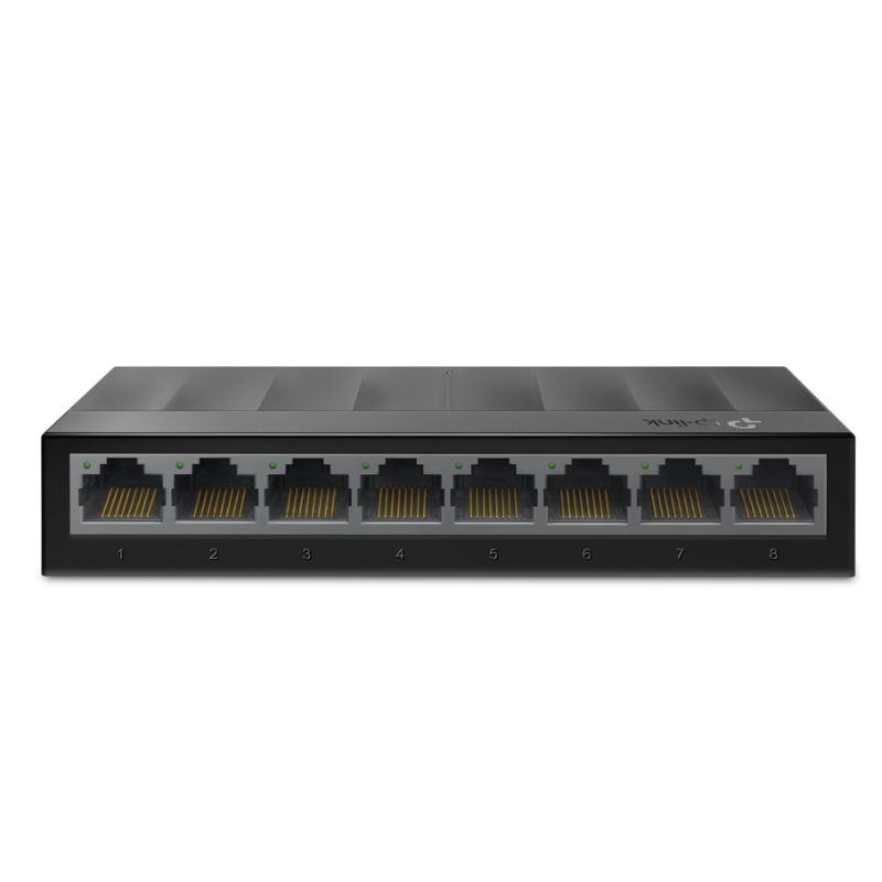 SWITCH TP-LINK GIGABIT DE 8 PUERTOD PARA ESCRITORIO CON TECNOLOGÍA GREEN ETHERNET PLUG AND PLAY    LS1008G 