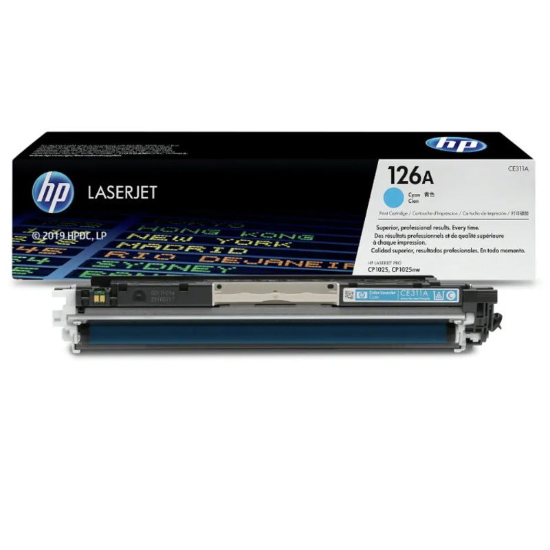 TONER HP MOD 126A, LASERJET PRO 100 M175NW/PRO 200 M275NW/ CP1020/ CP1025 CYAN CE311A