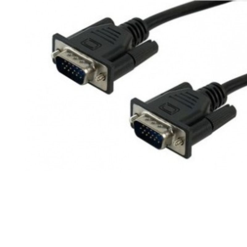 CABLE MANHATTAN 371315 SVGA MONITOR 5MM HD15M-M 1.8M COLOR NEGRO     371315