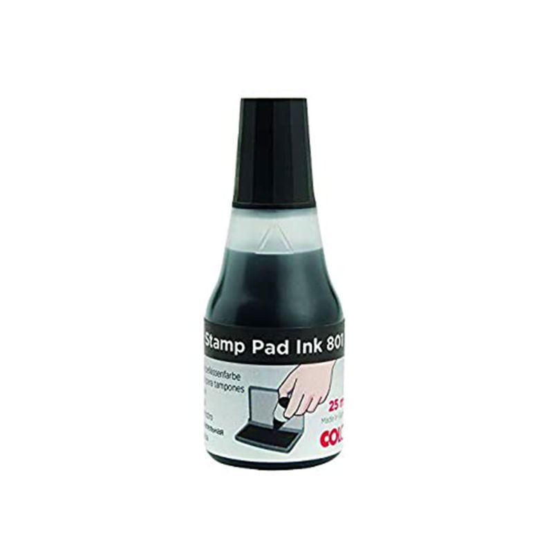 TINTA BARRILITO 801N TIPO GOTERO PARA COJÍN 25ML COLOR NEGRO801N