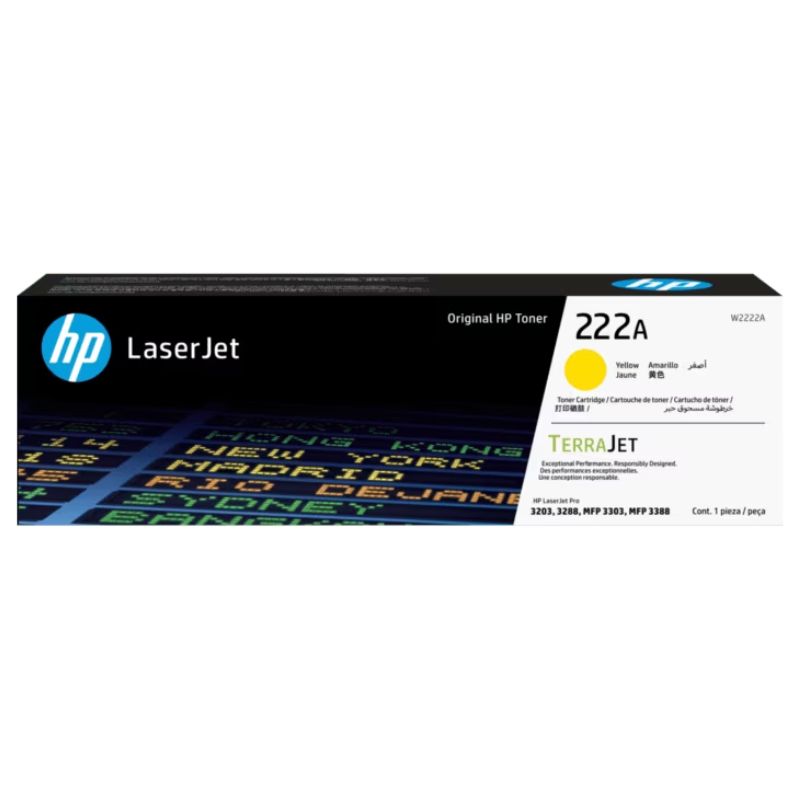 TONER HP LASERJET 222A COLOR AMARILLO    W2222A