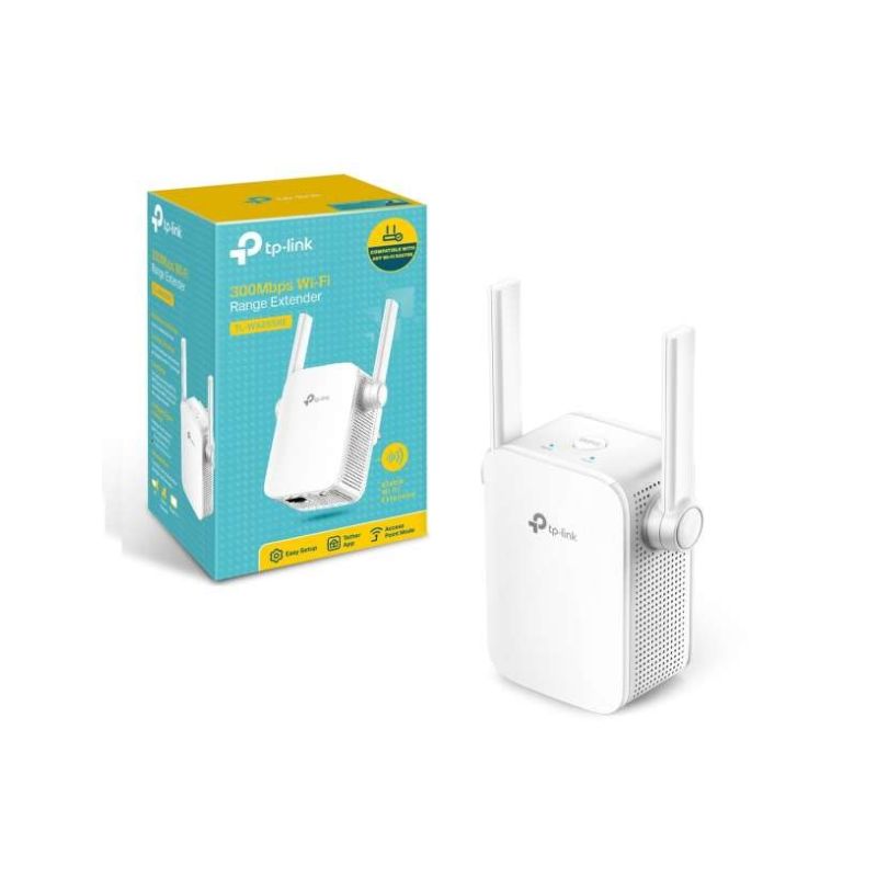 EXTENSOR TP-LINK TL-WA855RE EXTENSOR DE WIFI 300MBPS 2 ANTE 2 ANTENAS MIMO DE COBERTURA WI-FI 300MBPS   TL-WA855RE