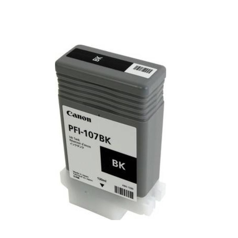 TANQUE TINTA CANON PFI-107BK, COLOR NEGRO,130ML    6705B001AA  