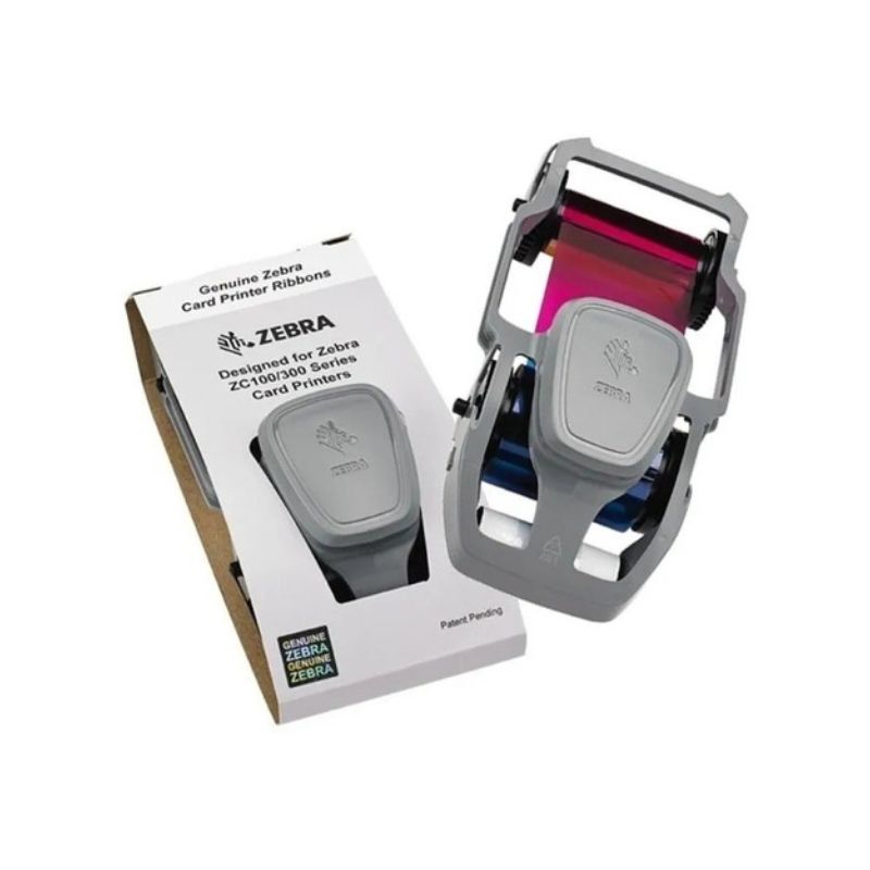 CINTA ZEBRA  800300-350LA, RIBBON, COLOR YMCKO, 200 IMPRESIONES, PARA ZC100/ZC300      800300-350LA