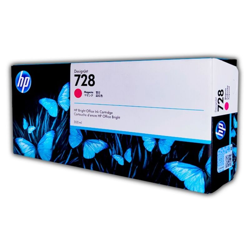 CARTUCHO HP MOD LF 728, DESIGNJET, 300ML, SERIES T830 / T730, COLOR MAGENTA    F9K16A