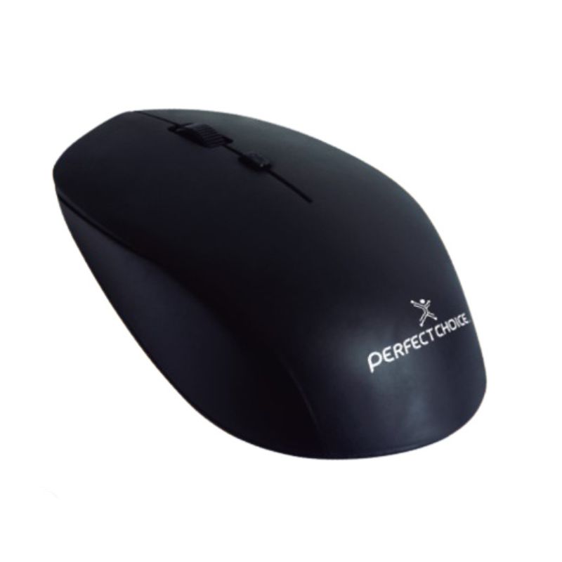 MOUSE PERFECT CHOICE ROOT PRO, INALAMBRICO, COLOR NEGRO    PC-045137 
