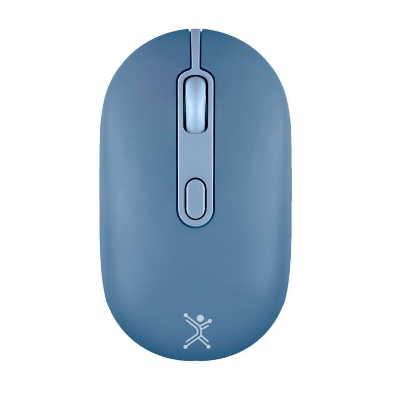 MOUSE PERFECT CHOICE PC-045250, RECARGABLE,  2.4GHZ+BT CLIC SILENCIOSO, COLOR AZUL     PC-045250