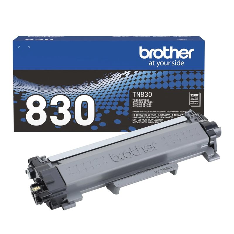 TONER BROTHER TN830, RENDIMIENTO ESTANDAR, COLOR NEGRO     TN830