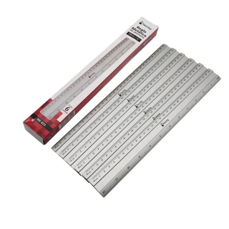 REGLA NEXTEP METALICA DE ALUMINIO 30 CM    NE-023PZA 