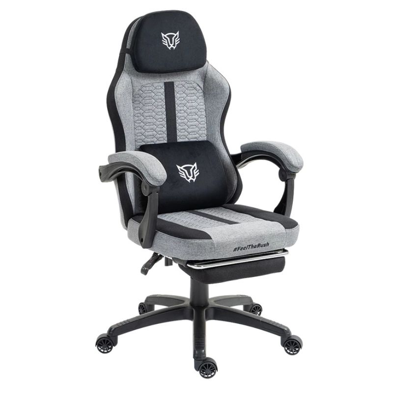 SILLA GAMING FORCE PLUS Z1 BALAM RUSH NOVA SERIES SILLA GAMER, INCLINACIÓN HASTA 135°, SOPORTE HASTA 150 KG, COLOR GRIS     BR-940757