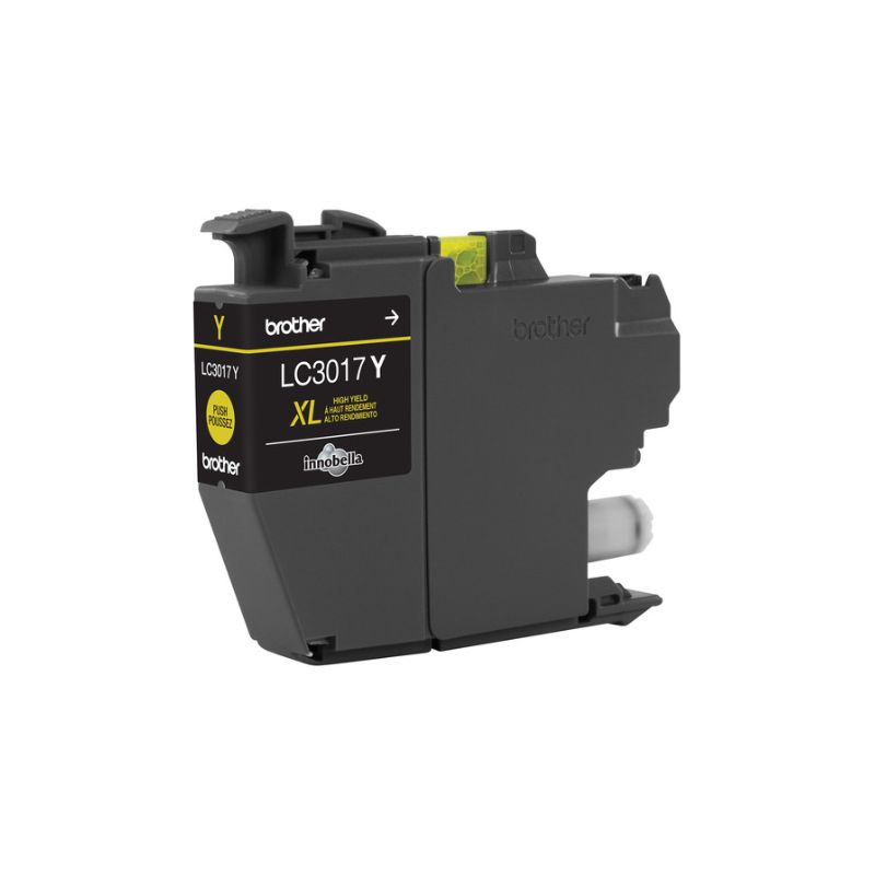 CARTUCHO BROTHER MOD LC3017Y, INNOBELLA, INYECCION DE TINTA, ALTO RENDIMIENTO, 550 PAGINAS, SERIES MFC-J5330DW/ MFC-J6530DW/ MFC-J6930DW, COLOR AMARILLO    LC3017Y