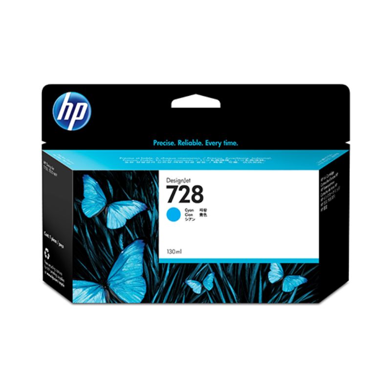 CARTUCHO DE TINTA HP LF 728 DESIGNJET CIAN 300ML F9K17A