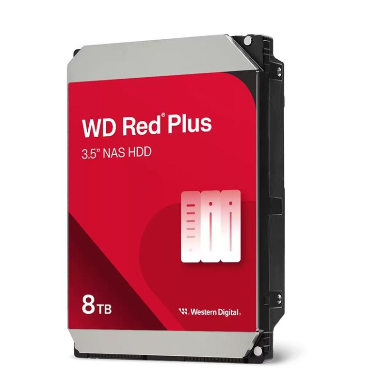 DISCO DURO WESTERN DIGITAL RED DE 8TB 5400 RPM OPTIMIZADO PARA NAS USO 24-7 3 AÑOS DE GARANTIA WD80EFPX 