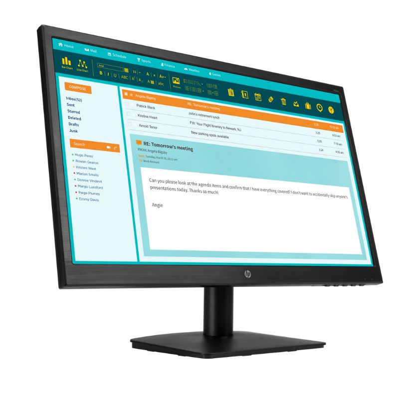 MONITOR HP N223V LED 21.5'', FULL HD, COLOR NEGRO   R-RM23AA