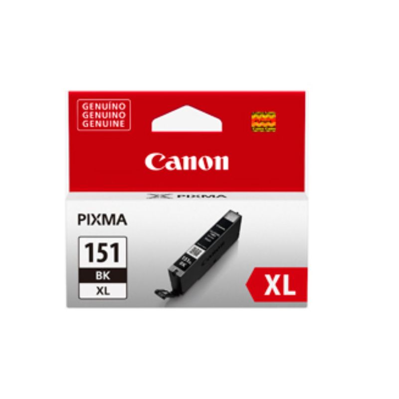 TINTA CANON CLI-151XL BK,  ALTO RENDIMIENTO, 5000 PAGINAS, COLOR NEGRO  6477B001AA