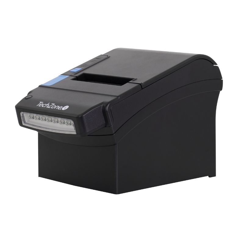 IMPRESORA TERMICA TECHZONE TZBE400 80MM 260MM/S 203DPI USB/SERIAL/RJ45/RJ11 DETECTOR BILLETES FALSOS CORTADOR AUTOMATICO    TZBE400