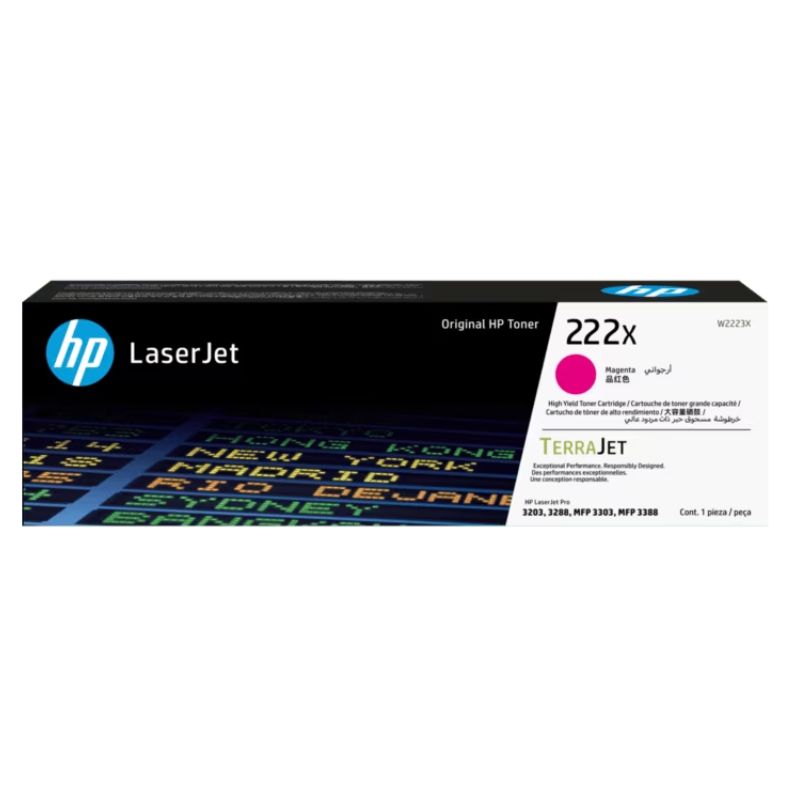 TONER HP LASERJET 222X ALTO RENDIMIENTO, MAGENTA W2223X
