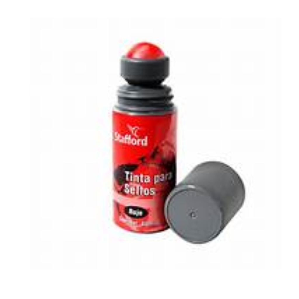 TINTA P/SELLOS STAFFORD ROLL-ON ROJO 60ML, COC6000 