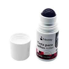 TINTA PARA SELLOS NEXTEP NE-642N ROLLER NEGRO 60 ML, NE-642N