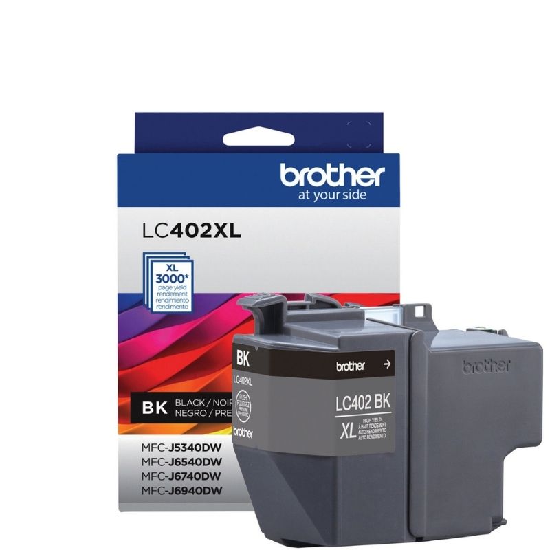 CARTUCHO BROTHER ALTO RENDIMIENTO LC402 NEGRO 3000 PAGINAS  LC402BK