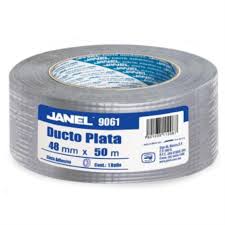 CINTA DUCTO JANELMOD. 9061 PLATA 48X501, 7501035112087