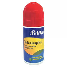 TINTA PELIKAN PARA SELLO GIRAPLICA COLOR ROJO ROLL-ON 60 ML. 14420007